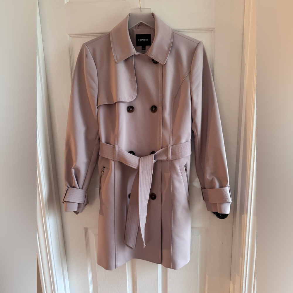 Express Women's Trench Coat - Light Pink